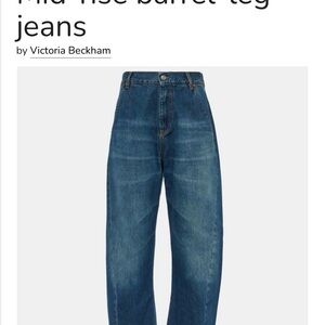 Victoria Beckham Blue Denim Jeans